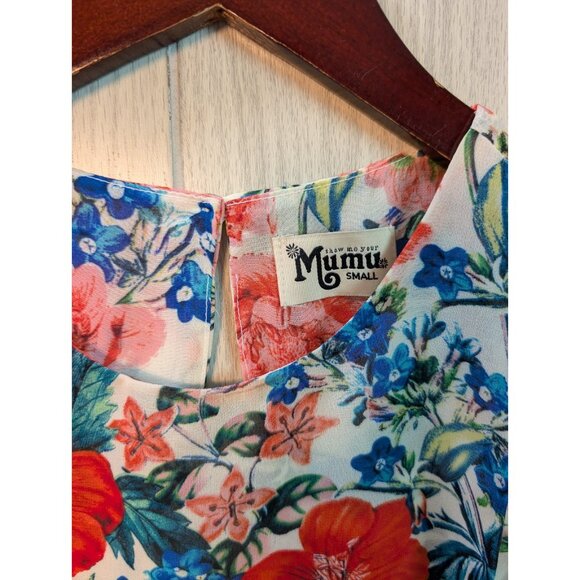 Show Me Your Mumu Crop Top Short Set Floral Tropical Print size Small Red - Picture 3 of 8